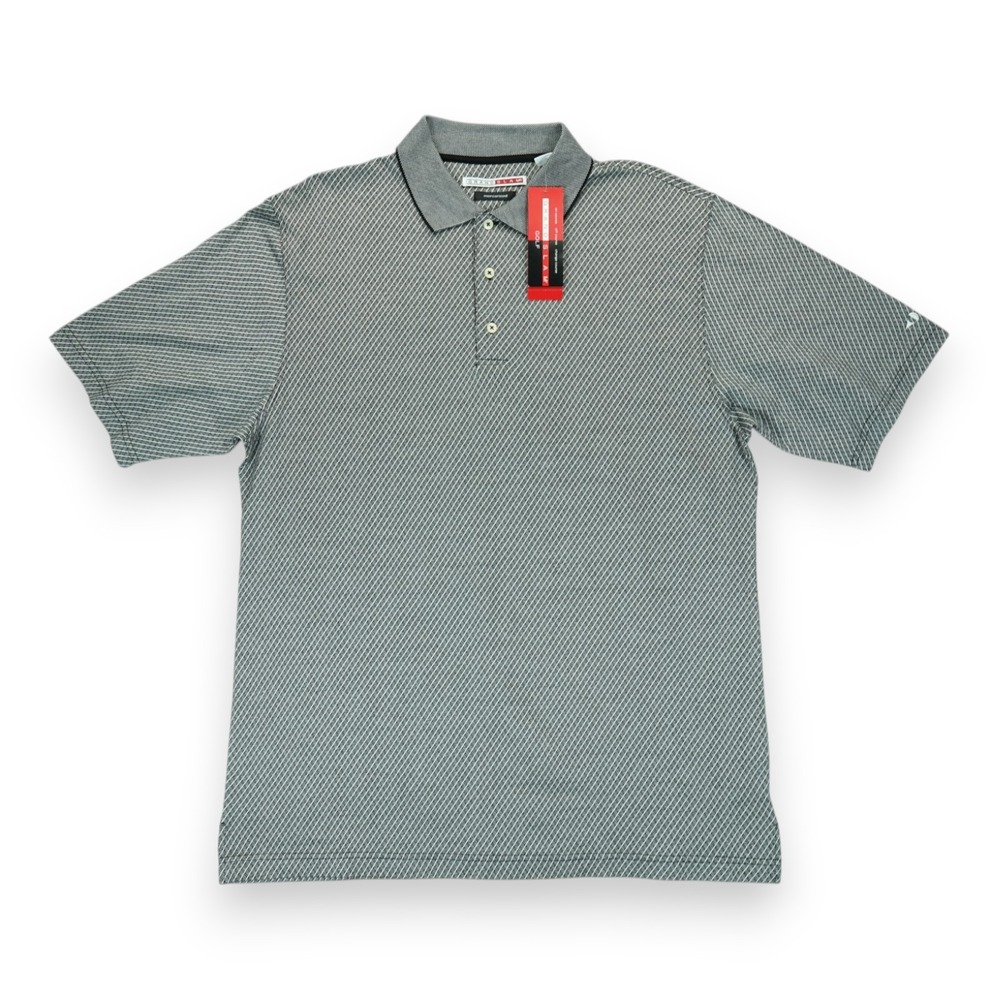 NWT GRAND SLAM Polo Shirt Golf Men's Large Tee Mercerized Short Sleeve